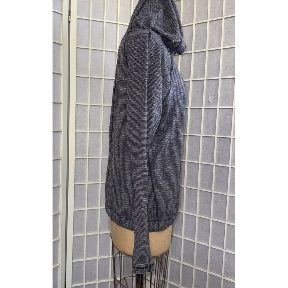Lululemon Healthy Heart Pullover Coco Pique Black White Rulu Women's Size 6 - Picture 5 of 12